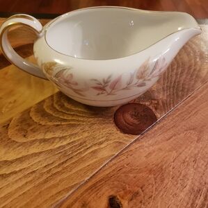 Vintage Small Garland Pattern Creamer Dish